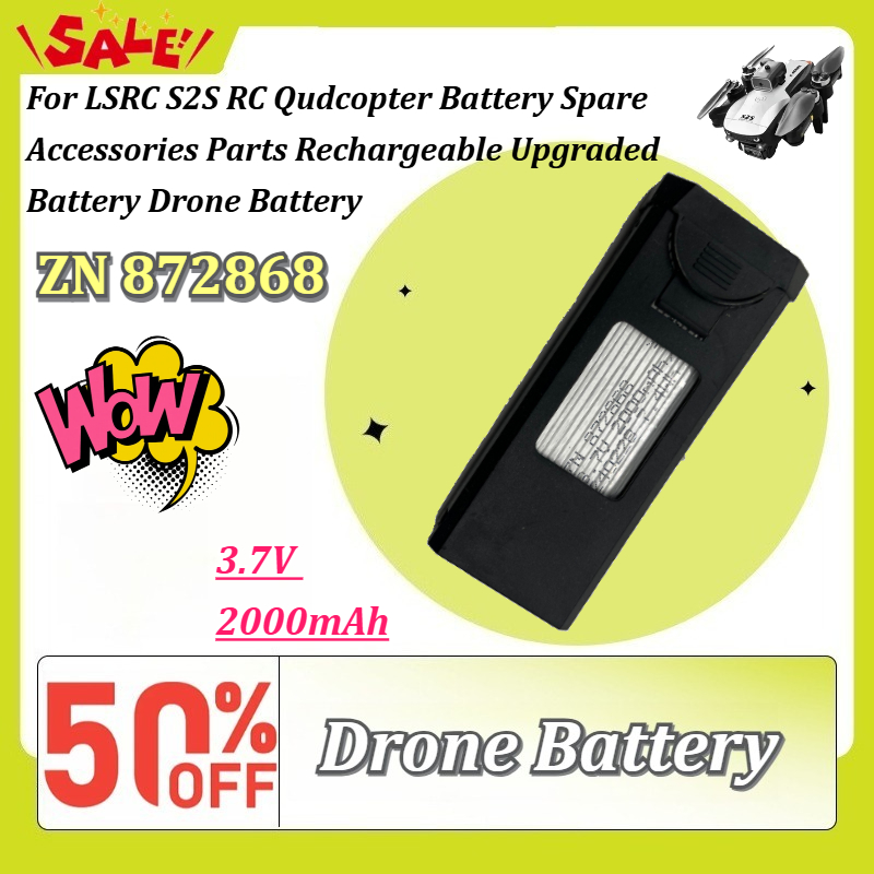 Eachine Drone E58 - Neue ZN872868 3,7V 2000mAh für LSRC