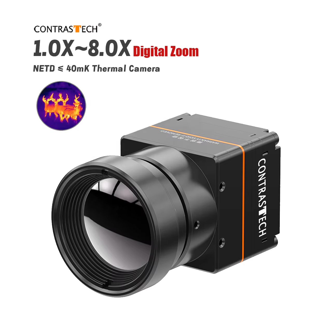 Drone Camera Night Vision - 1-8X Digitalzoom 640x512 Wärmebildkamera 13mm/19mm Objektiv
